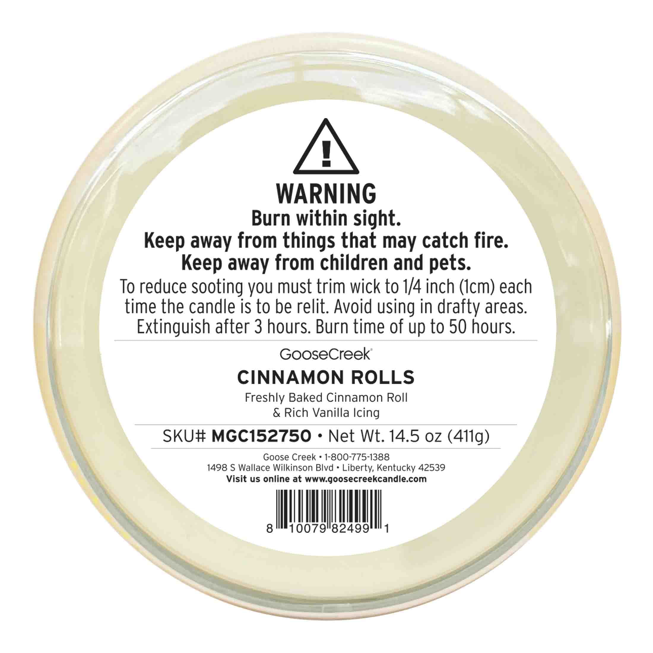 Goose Creek 3-Wick Pillsbury Cinnamon Rolls Scented Jar Candle, 14.5oz. - Image 5