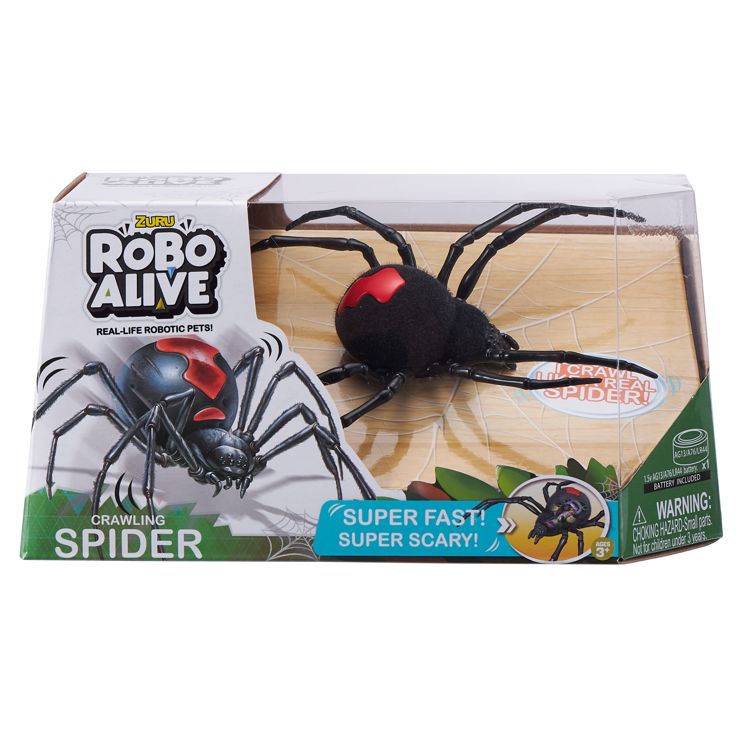 ZURU Robo Alive Battery Powered Crawling Spider Robotic Toy - Electronic Pet - Image 7