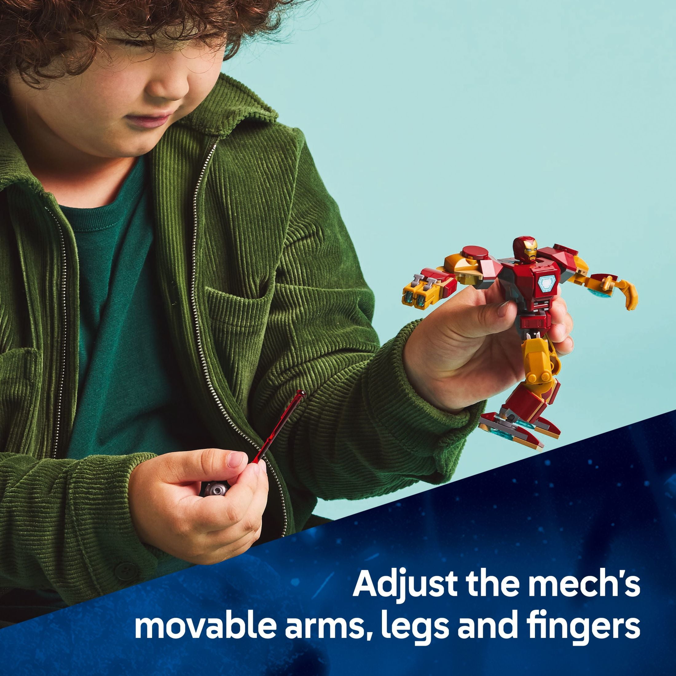 LEGO Marvel Iron Man Mech vs. Ultron Building Toy Set - Iron Man Toy for Kids, Boys and Girls, Ages 6+ - Buildable Action Figure - Superhero Gift for Birthday - 76307 - Image 6