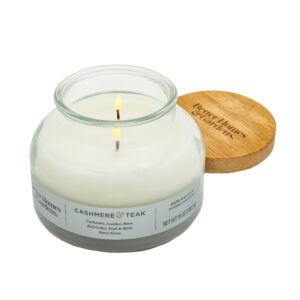 Better Homes & Gardens Cashmere Teak Scented 2-Wick 18oz Ombre Bell Jar Candle