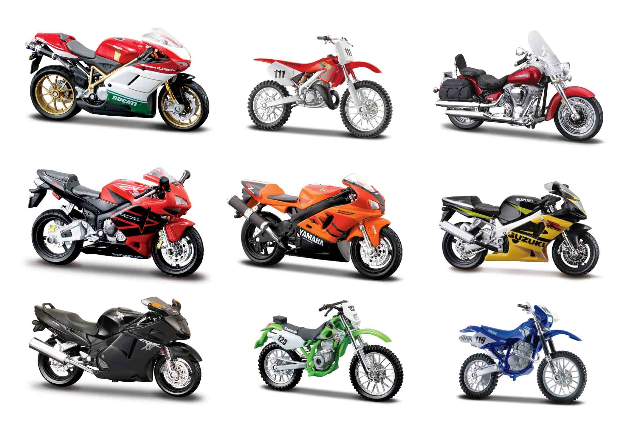 Adventure Force 1:18 Scale 2 Wheelers Play Vehicle Motor Bike Diecast 1 Pack (Styles May Vary) - Image 8