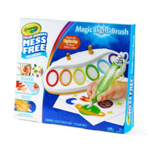 Crayola Color Wonder Magic Light Brush, Mess Free Kids Painting Set, Preschool Supplies, Toddler Activities, Educational Toys, Holiday & Christmas Gifts for Ages 3+
