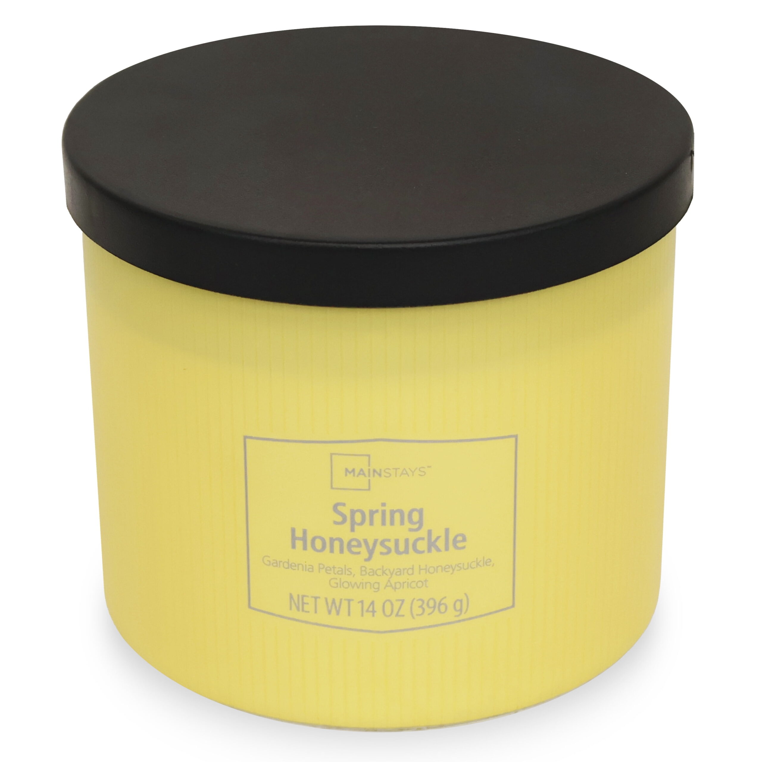 Mainstays 3-Wick Textured Wrapped Candle, Spring Honeysuckle Fragrance, 14 Oz - Image 4