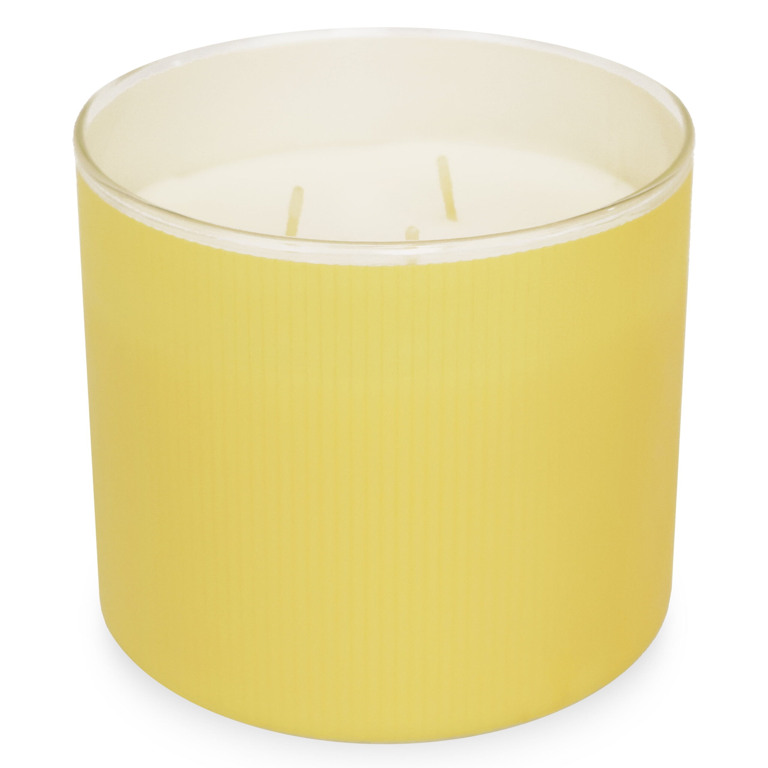 Mainstays 3-Wick Textured Wrapped Candle, Spring Honeysuckle Fragrance, 14 Oz - Image 5
