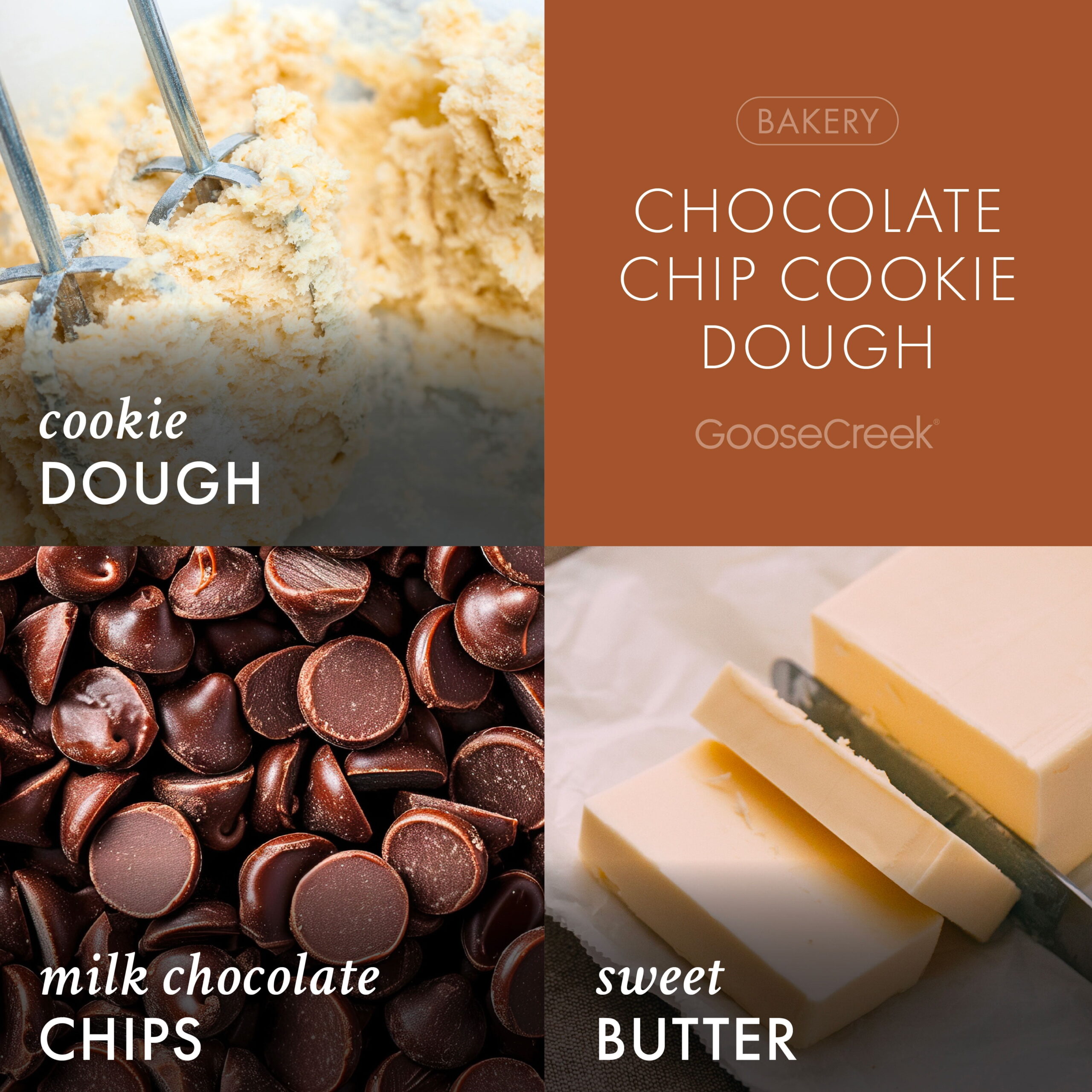 Goose Creek 3-Wick Pillsbury Chocolate Chip Cookie Dough Scented Jar Candle, 14.5oz. - Image 4