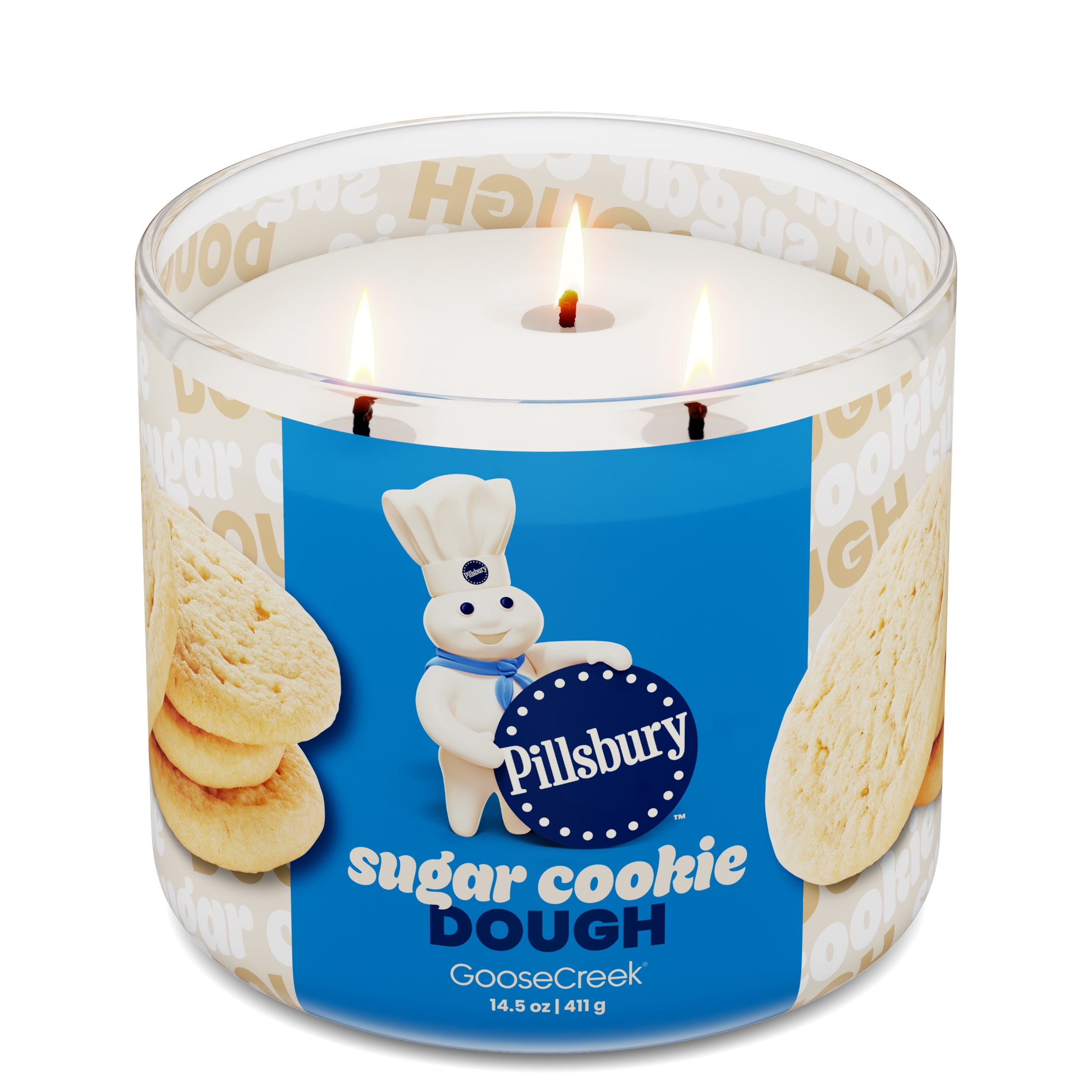 Goose Creek 3-Wick Pillsbury Chocolate Chip Cookie Dough Scented Jar Candle, 14.5oz. - Image 8