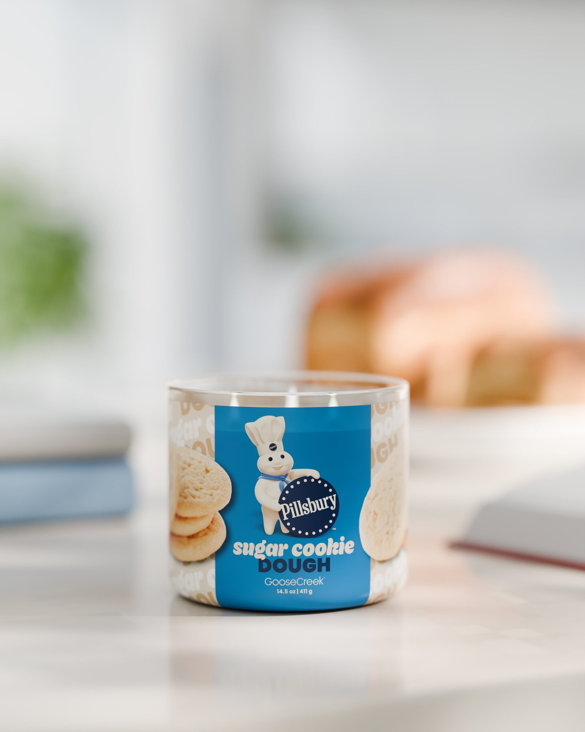 Goose Creek 3-Wick Pillsbury Chocolate Chip Cookie Dough Scented Jar Candle, 14.5oz. - Image 9