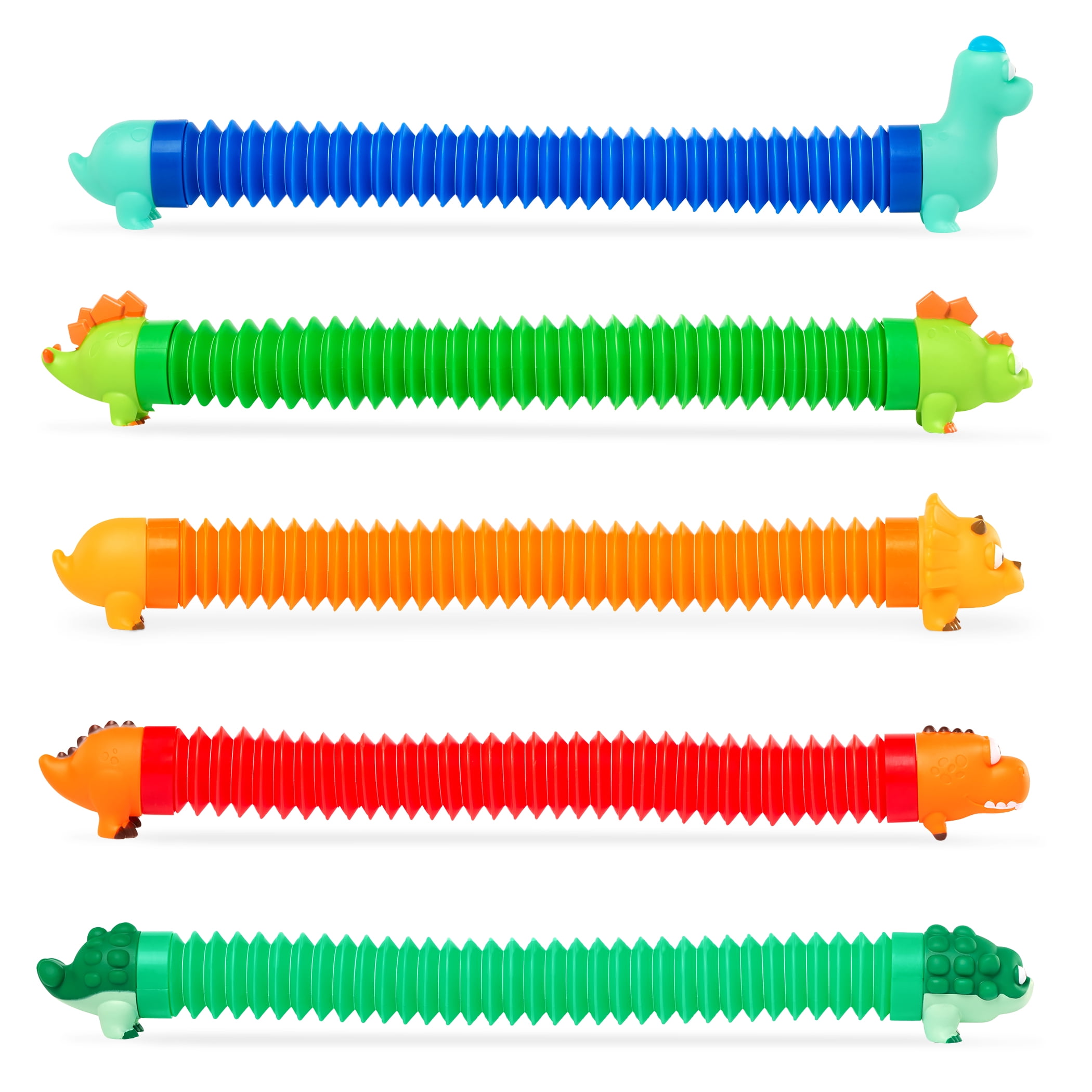 Battat Li'l Dino Buddies Sensory Dinosaur Tubes 15 Pieces, Toddler and Preschool Toys for 2 Years + - Image 5