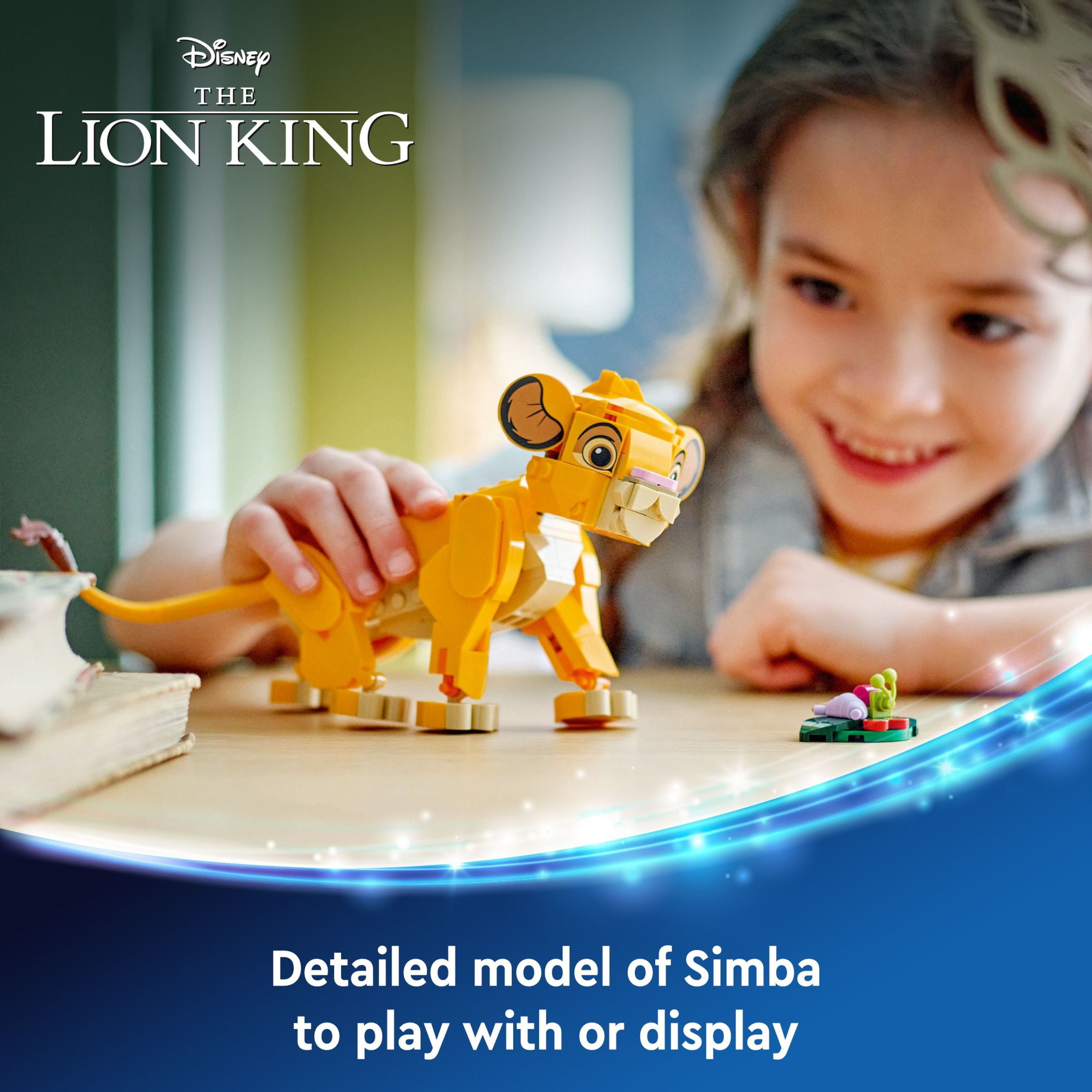 LEGO Disney Simba the Lion King Buildable Toy for Kids, - Fun Birthday Gift for Ages 6+ - 43243 - Image 3