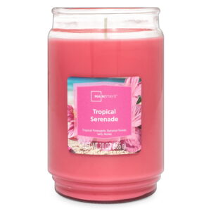 Mainstays Tropical Serenade Scented 1-Wick Glass Jar Candle, 20 oz