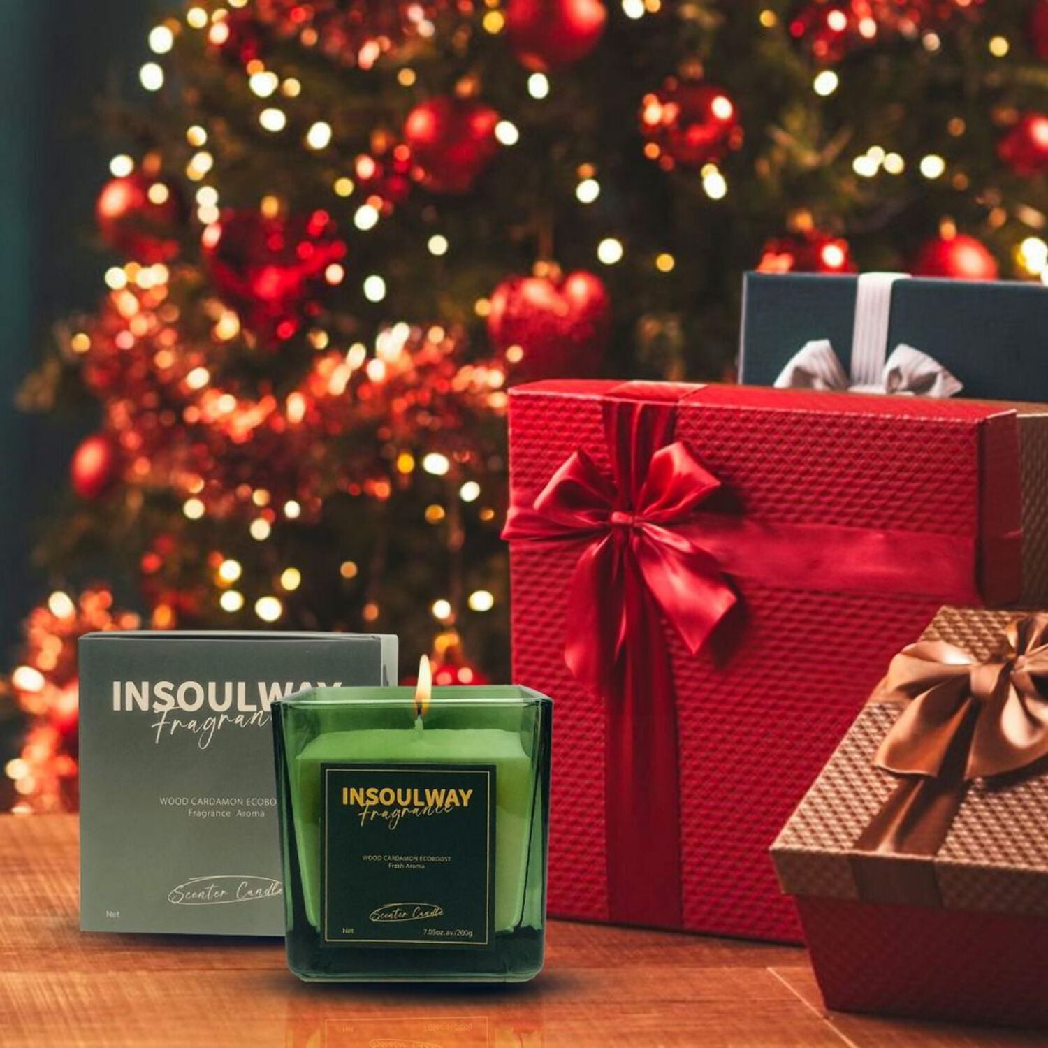 Aria Home 8 oz Modern Scented Glass Candle Jar for Home Decor Long Lasting Fragrance Gift - Image 4