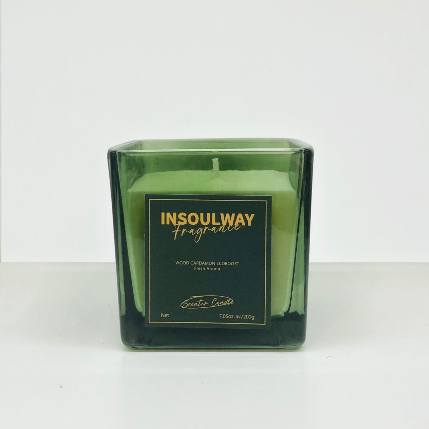 Aria Home 8 oz Modern Scented Glass Candle Jar for Home Decor Long Lasting Fragrance Gift - Image 5