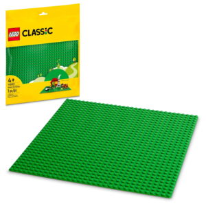 LEGO Classic Green Baseplate, Creative Toy for Back to School, Square 32x32 Stud Foundation to Build and Display Brick Creations, Great for Grassy Nature Landscapes and Back to School Supplies, 11023