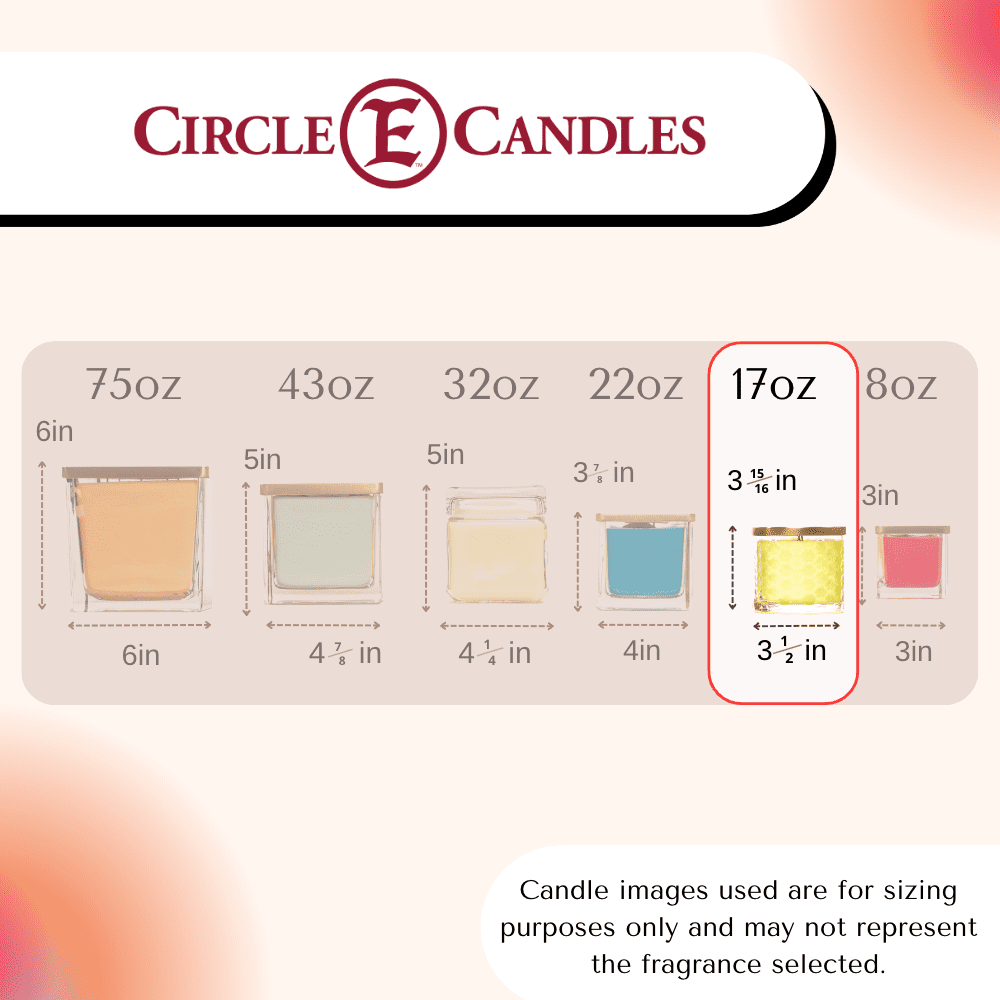 Circle E Candles, Eternity Scent, Medium Size Jar Candle, 22oz, 2 Wicks - Image 9