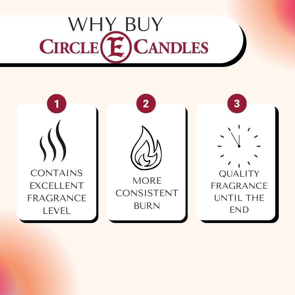 Circle E Candles, Eternity Scent, Medium Size Jar Candle, 22oz, 2 Wicks - Image 10
