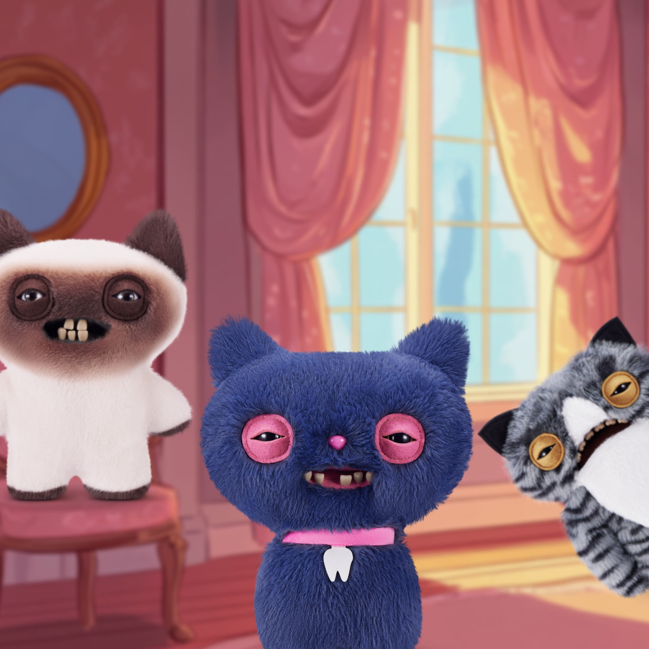 Fuggler Alley Cats 9 inch (Cheezee), Funny Ugly Monster Stuffed Animal Toy by ZURU - Image 5