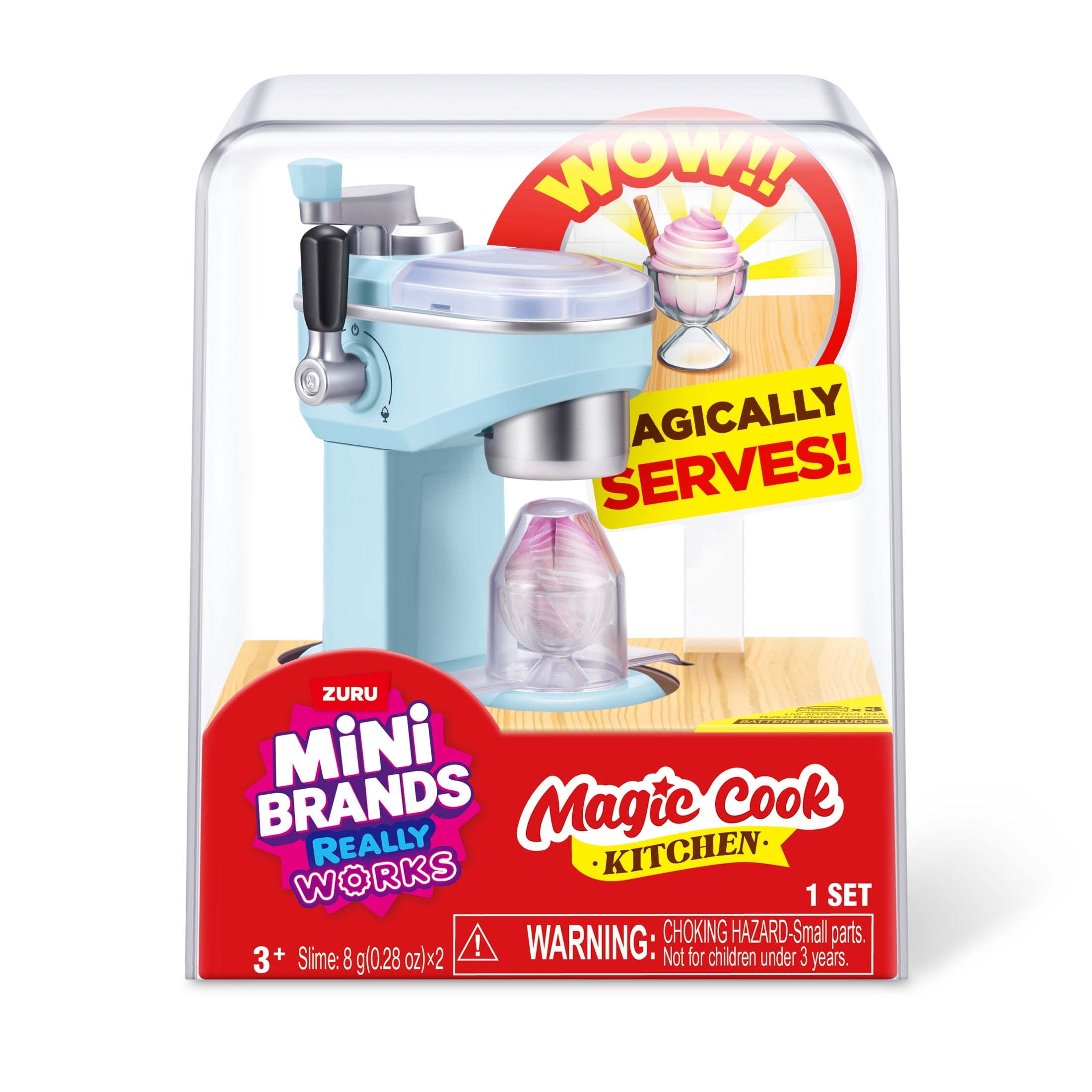 Mini Brands Really Works Magic Cook Kitchen Series 1 Ice-Cream Maker, Miniature Appliance Toy, for Kids, Teens & Adults Ages 3+ by ZURU - Image 2