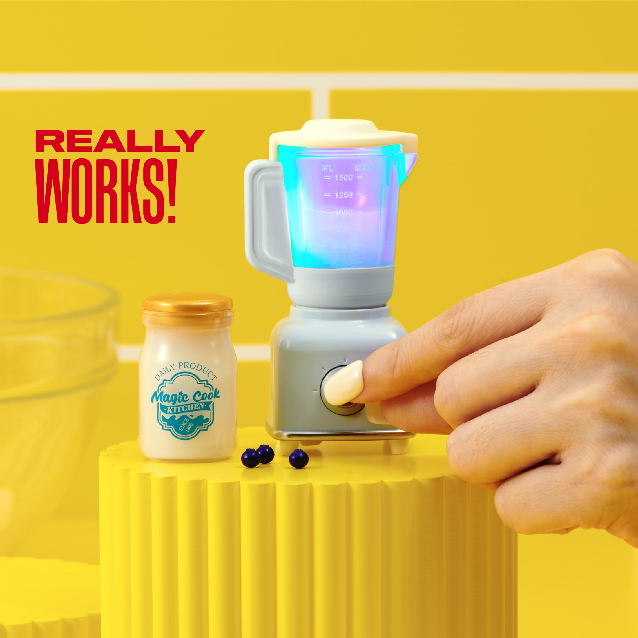 Mini Brands Really Works Magic Cook Kitchen Series 1 Ice-Cream Maker, Miniature Appliance Toy, for Kids, Teens & Adults Ages 3+ by ZURU - Image 6