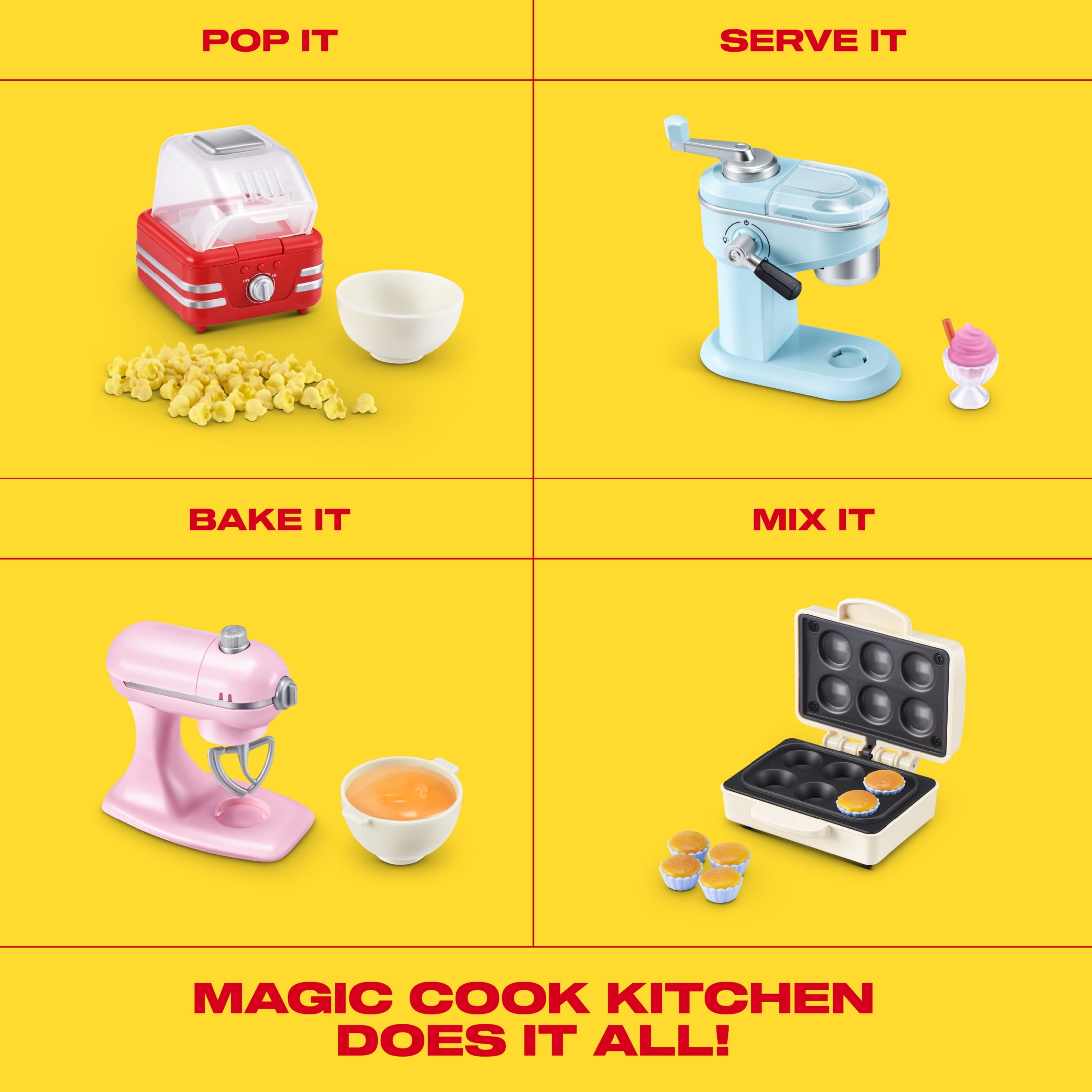 Mini Brands Really Works Magic Cook Kitchen Series 1 Ice-Cream Maker, Miniature Appliance Toy, for Kids, Teens & Adults Ages 3+ by ZURU - Image 8