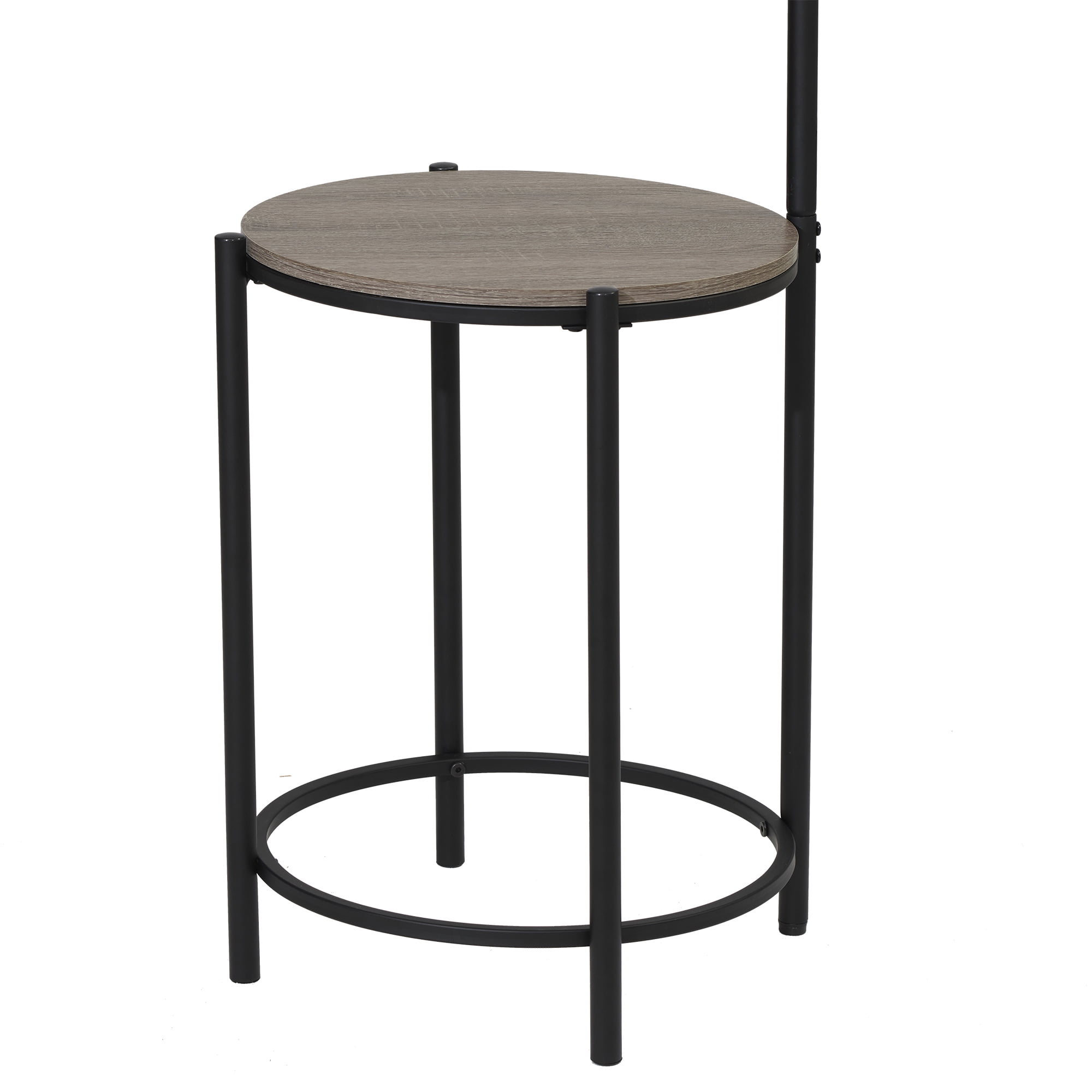 Mainstays 54-inch Mid-Century Style Floor Lamp, with Faux Wood Finished Table - Image 4