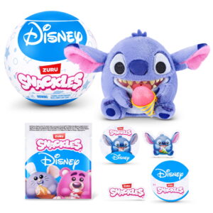 Snackles Disney Mystery Capsule 5 inch (Assorted Characters), Soft Stuffed Animal Plush Toy by ZURU