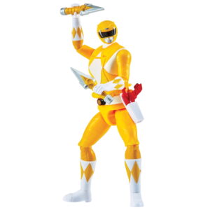 Mighty Morphin Power Rangers: Re-Ignition - Auto-Morphin Yellow Ranger Action Figure for kids 4+ by Playmates Toys