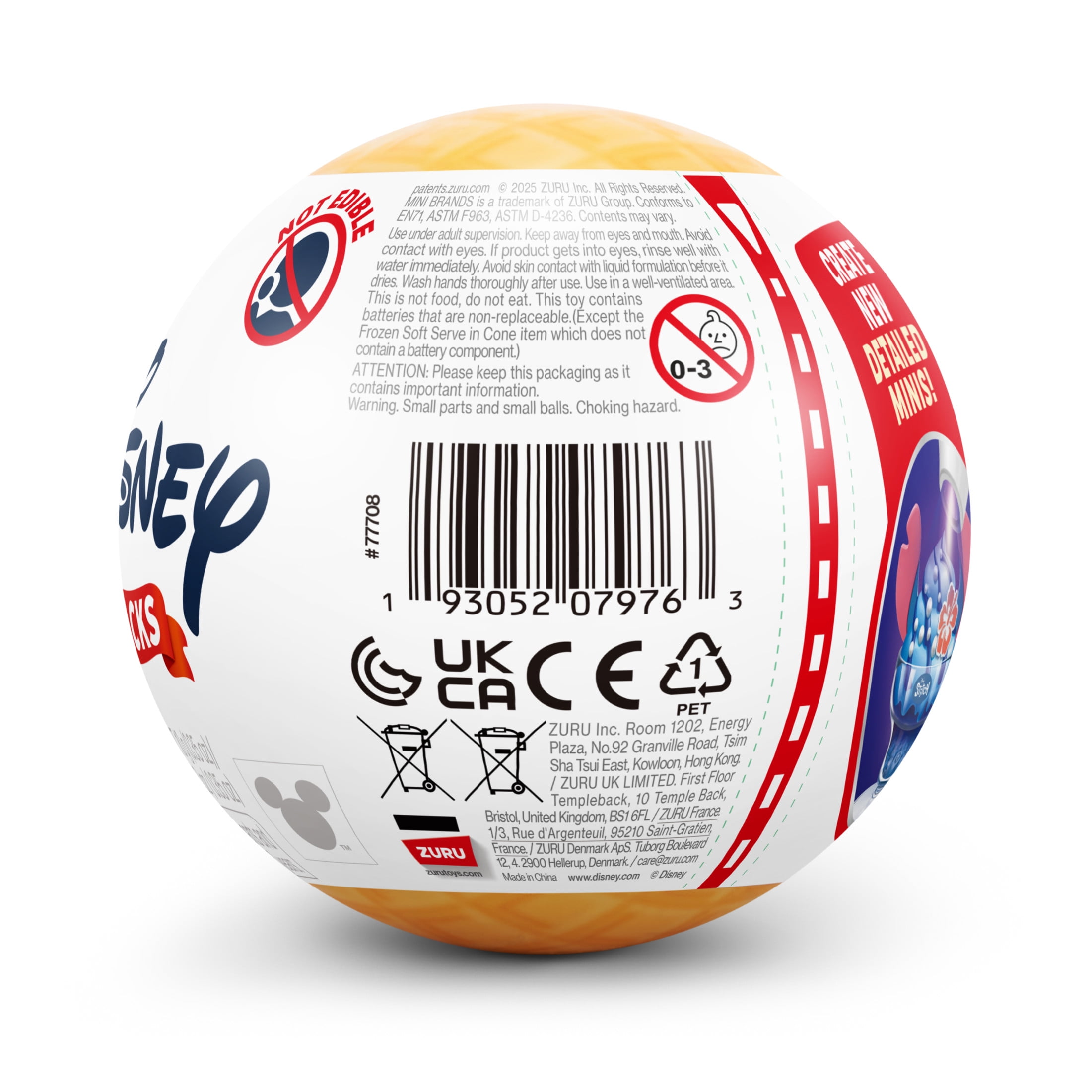 Mini Brands Create Disney Snacks Blindbox Capsule S1, Collectible Unbox Surprise Toy for Kids, Teens & Adults Ages 3+ by ZURU - Image 12