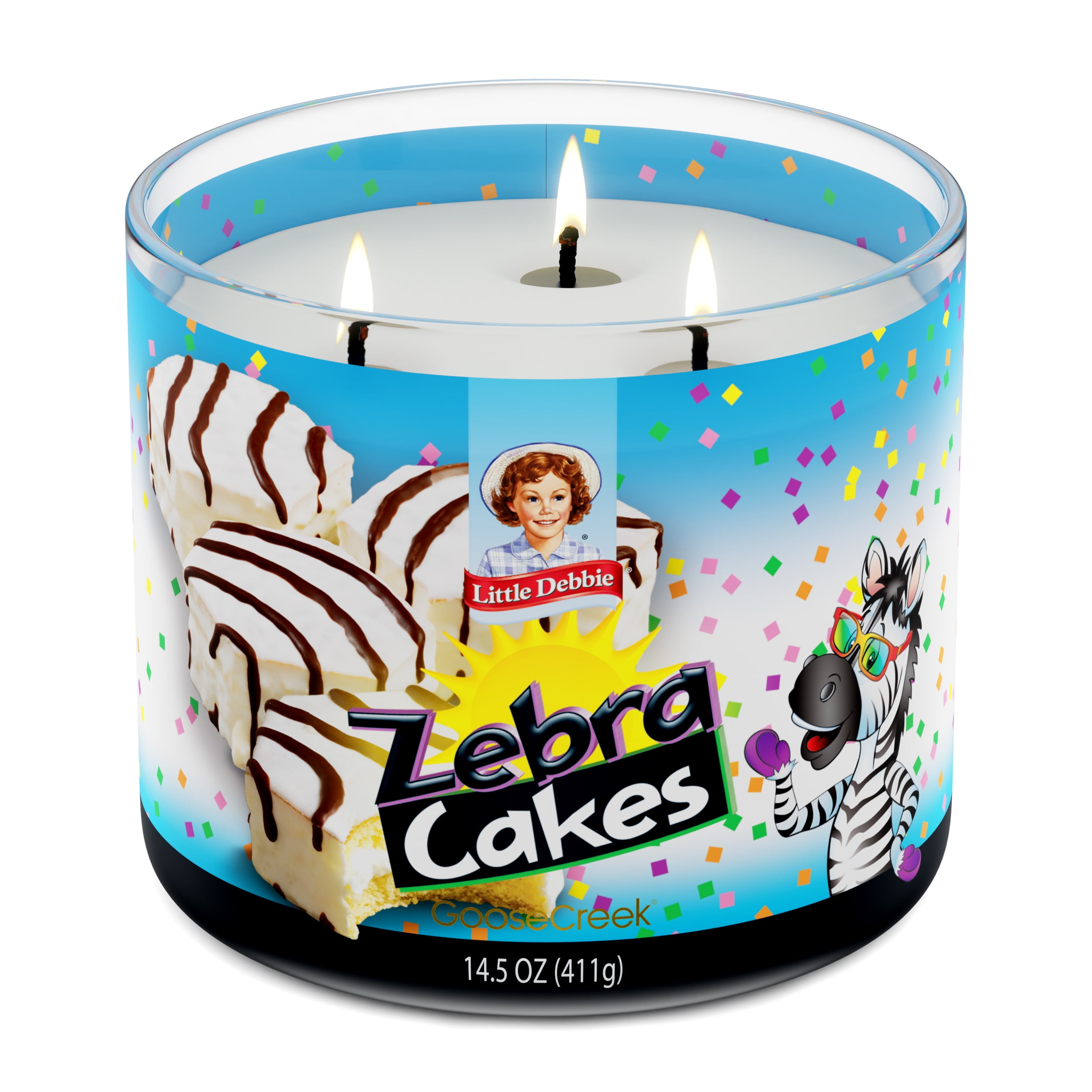 Goose Creek 3-Wick Little Debbie Zebra Cakes Scented Jar Candle, 14.5oz. - Image 2