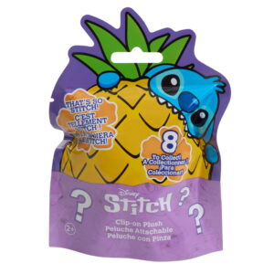 Disney Stitch Collectible Clip-On Mini Plush, 3.5 Inch Plush, Alien, Kids Toys for Ages 2 up