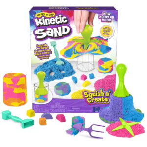 Kinetic Sand, Squish N’ Create Sensory Toy Playset