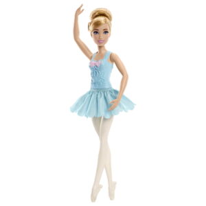 Disney Princess Toys, Ballerina Cinderella Doll, Poseable Ballet Toy [Walmart Exclusive]