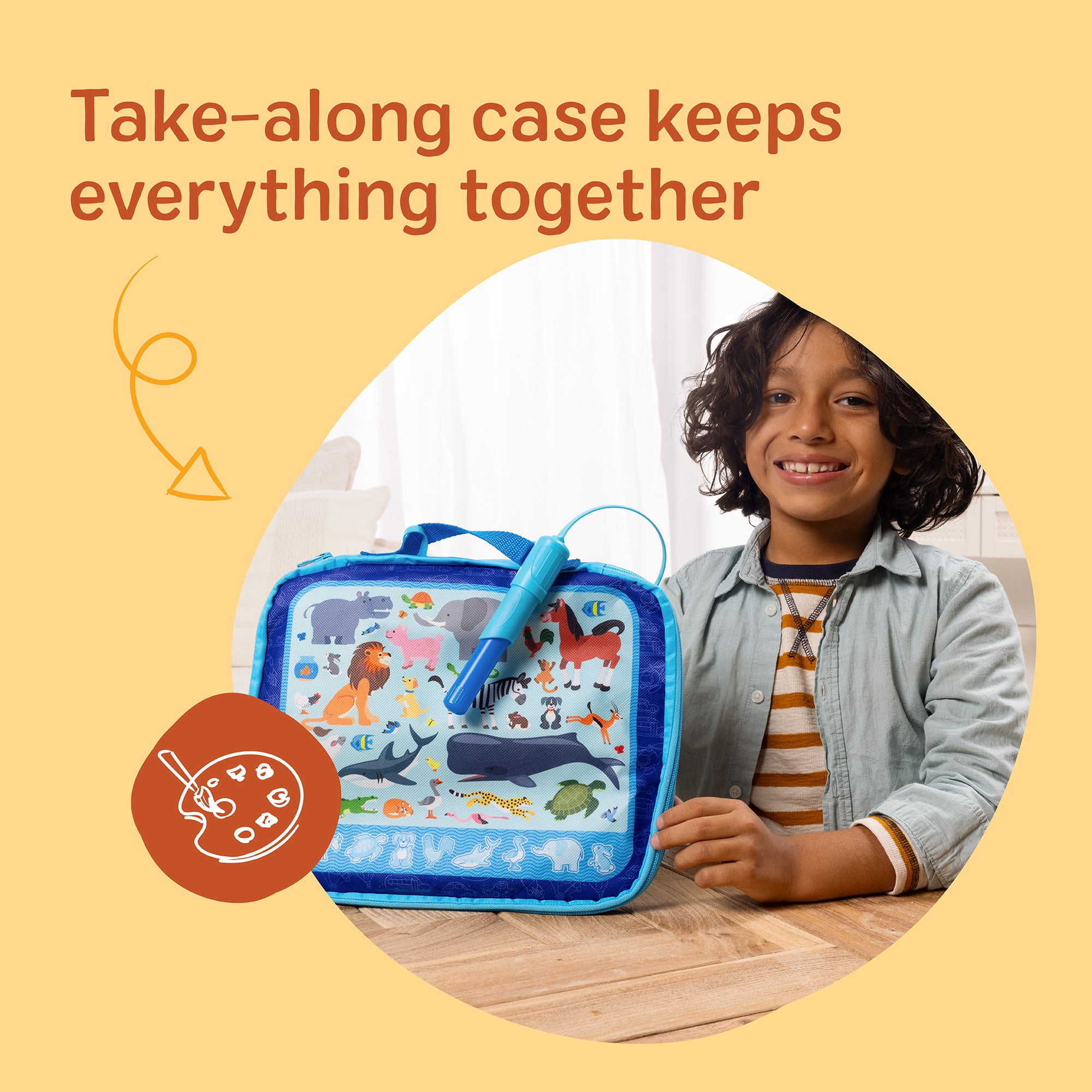 Melissa & Doug Water WOW! Water WOW! Take-Along Multi-Activity Color-Reveal Drawing Set Travel Toy Ages 3+ - Image 5