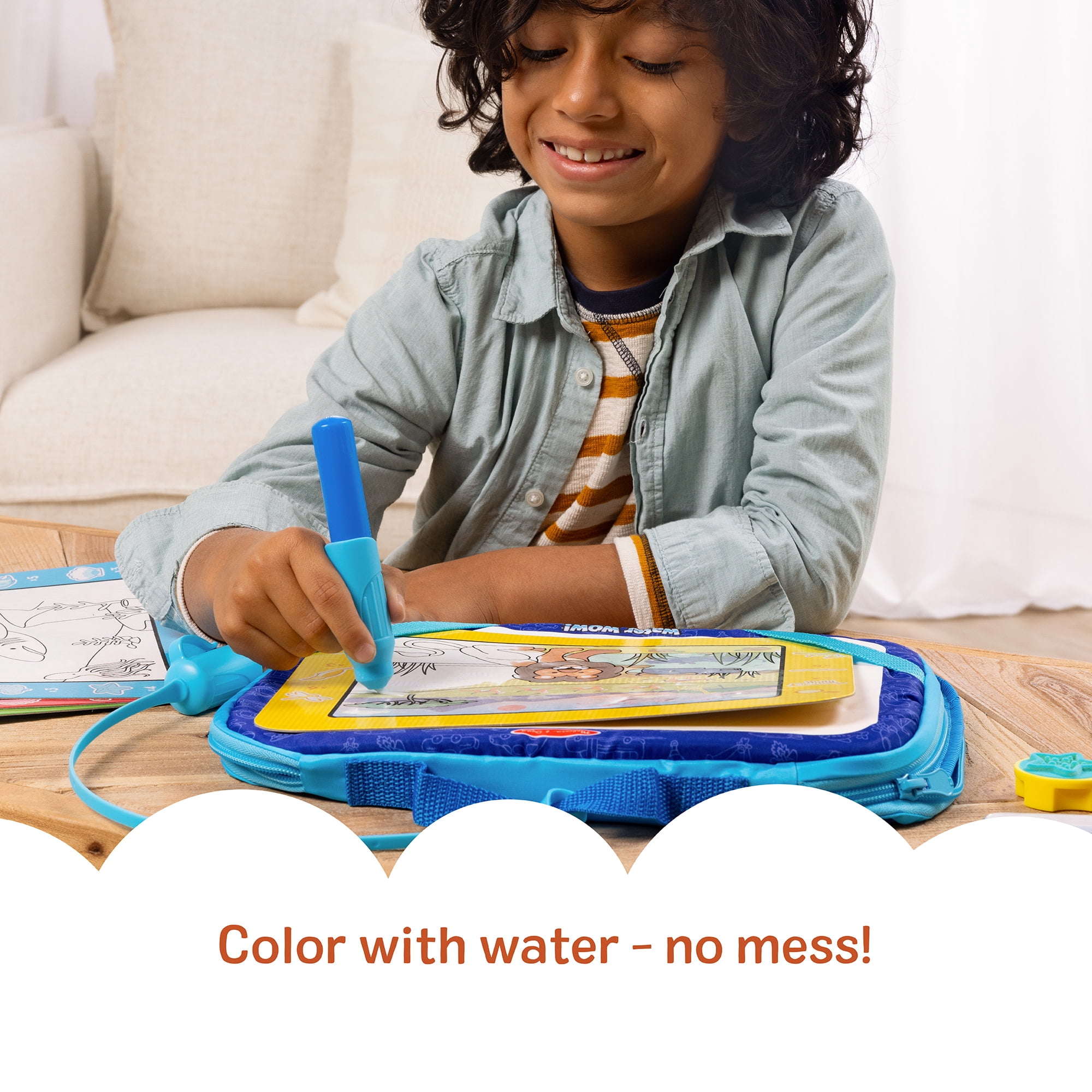 Melissa & Doug Water WOW! Water WOW! Take-Along Multi-Activity Color-Reveal Drawing Set Travel Toy Ages 3+ - Image 6