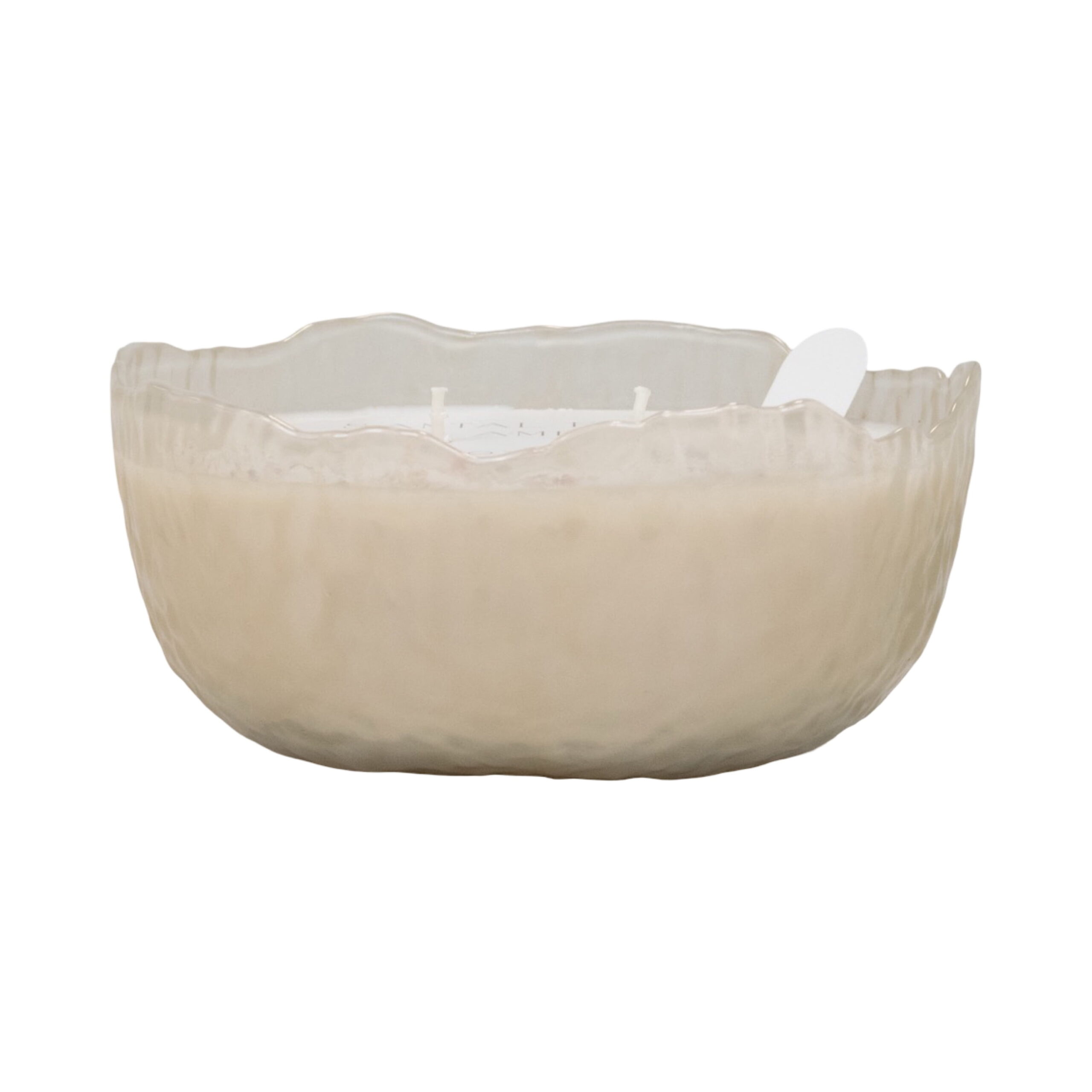 Home Decor Collection 3-Wick Moon Bowl Scented Jar Candle, Santal Fluer & Amber, 21.3 oz. - Image 4