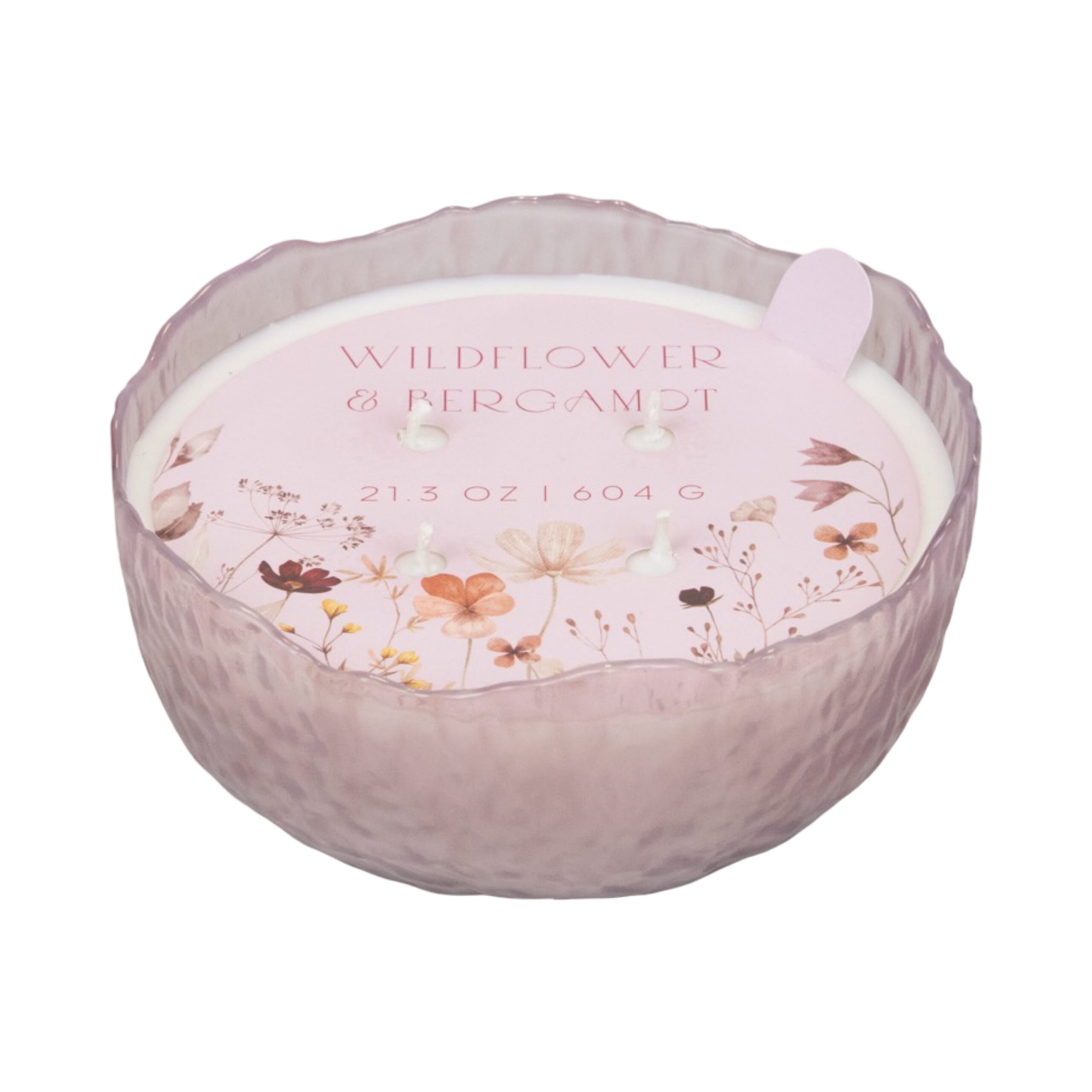 Home Decor Collection 3-Wick Moon Bowl Scented Jar Candle, Santal Fluer & Amber, 21.3 oz. - Image 10