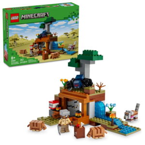 LEGO Minecraft The Armadillo Mine Expedition Toy Figures and Playset - Building Minecraft Toy for Kids, Boys and Girls, Ages 8+ - with Gaming Figures for Pretend Play - Birthday Gift Idea - 21269