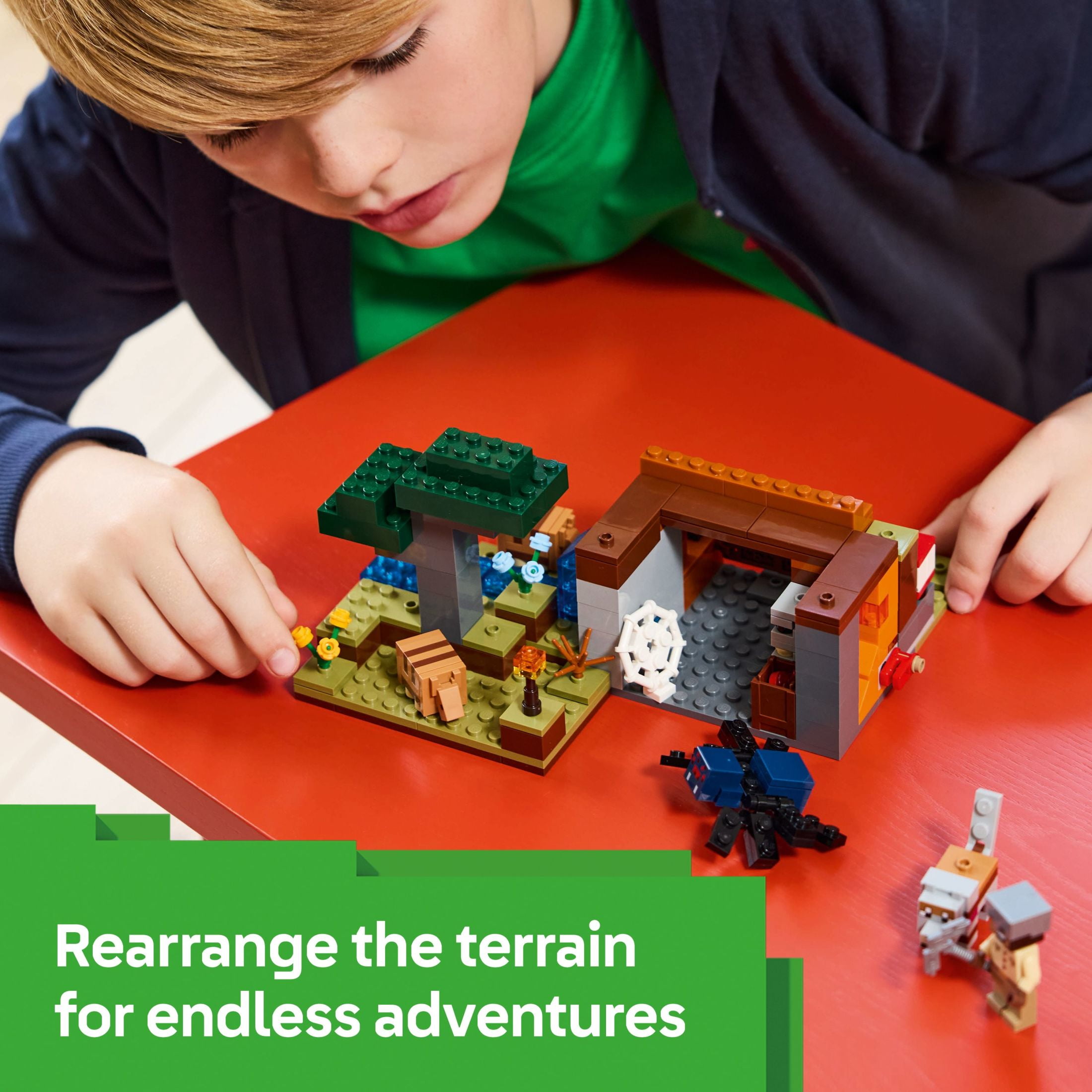 LEGO Minecraft The Armadillo Mine Expedition Toy Figures and Playset - Building Minecraft Toy for Kids, Boys and Girls, Ages 8+ - with Gaming Figures for Pretend Play - Birthday Gift Idea - 21269 - Image 4