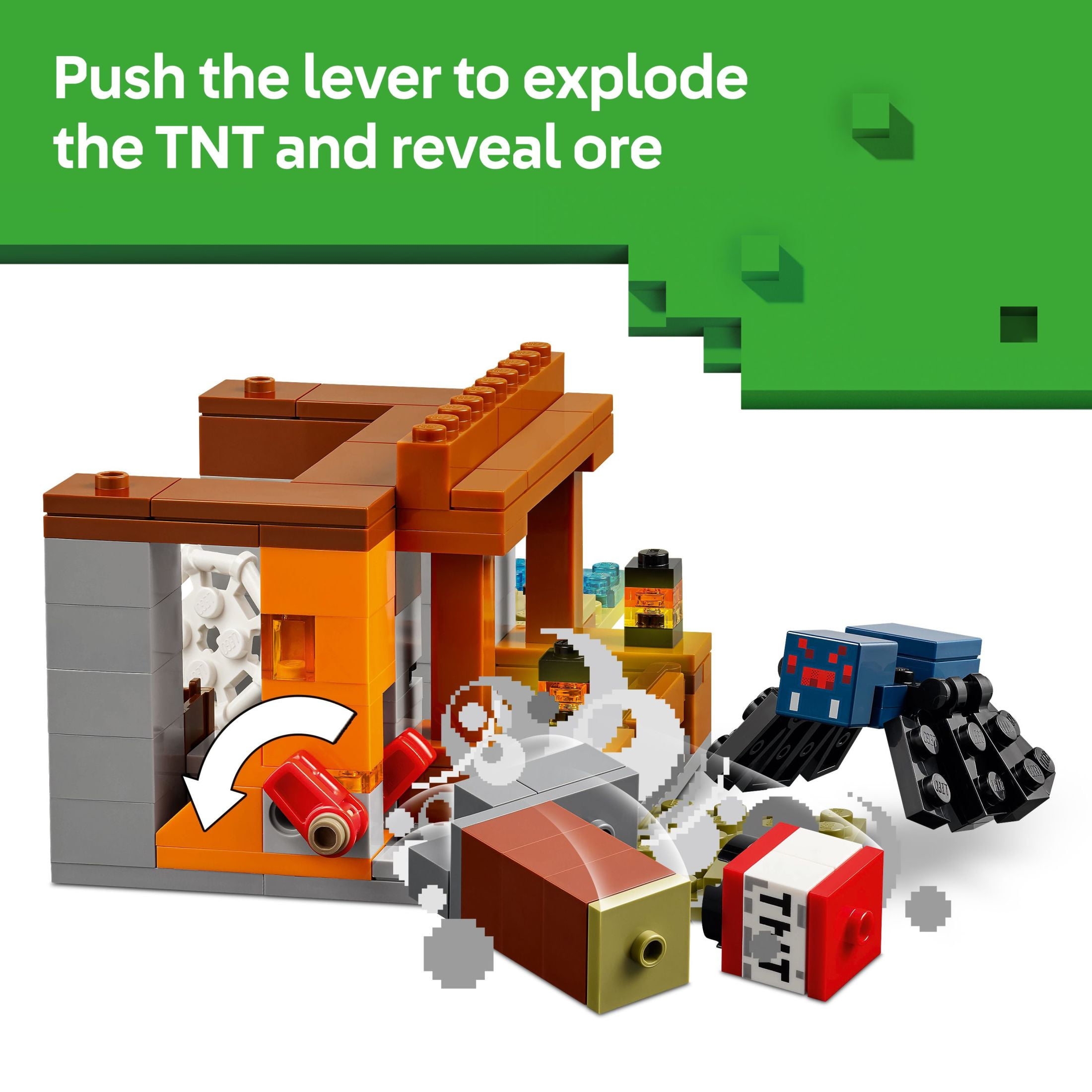 LEGO Minecraft The Armadillo Mine Expedition Toy Figures and Playset - Building Minecraft Toy for Kids, Boys and Girls, Ages 8+ - with Gaming Figures for Pretend Play - Birthday Gift Idea - 21269 - Image 5