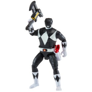 Mighty Morphin Power Rangers: Re-Ignition - Auto-Morphin Black Ranger Action Figure for kids 4+ by Playmates Toys