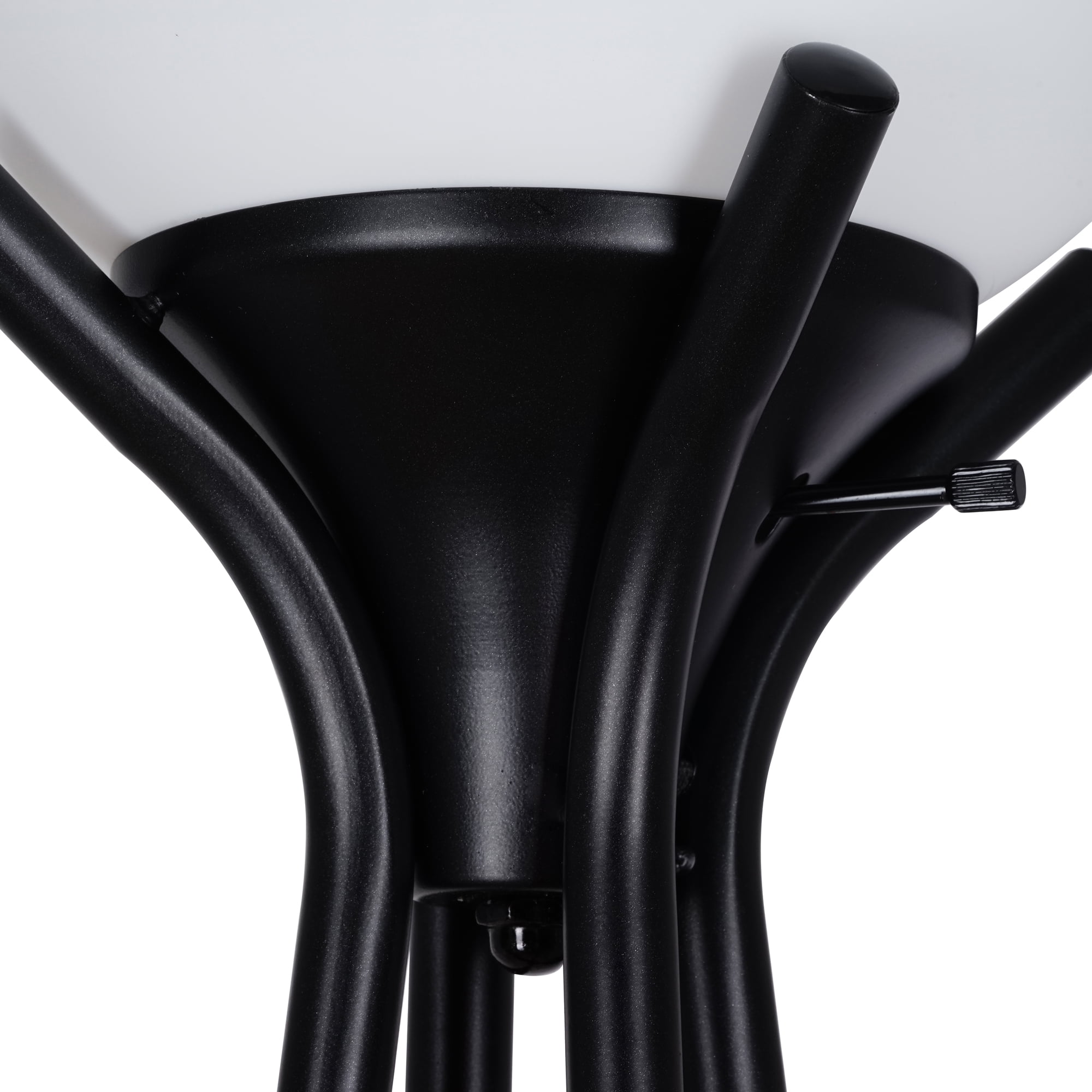 Mainstays Charcoal Finish Metal Etagere Floor Lamp with Shelves - Image 7